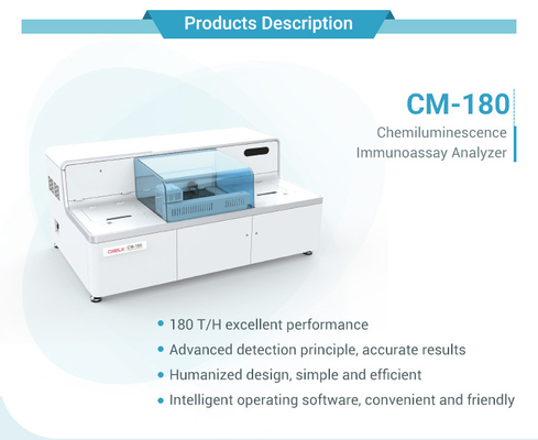Immunoensayo automático clínico del analizador 200kg de la química CM180
