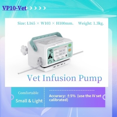 Bomba veterinaria de la infusión del veterinario del equipamiento médico 240V de la detección ultrasónica