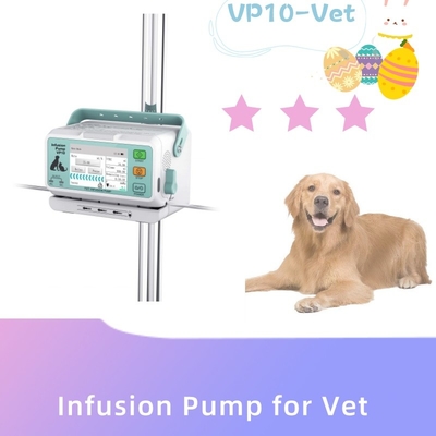 Bomba veterinaria de la infusión del veterinario del equipamiento médico 240V de la detección ultrasónica