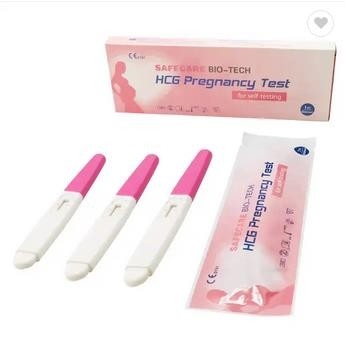Prueba rápida del embarazo del autoexamen 3.0m m del análisis de orina del embarazo de HCG