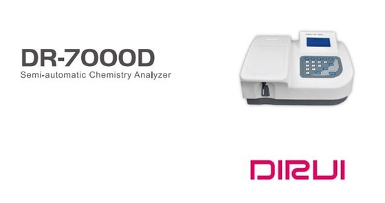 auto portátil médico del analizador de la bioquímica de 340nm Dirui semi