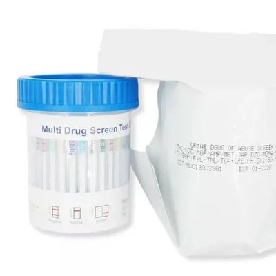 Droga multi de diagnóstico rápida plástica del panel del equipo de prueba ISO9001 de la taza de la prueba del abuso