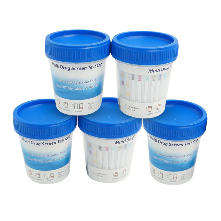 12 droga multi de la taza de la prueba de droga de la orina del panel DOA rápida para el hospital casero